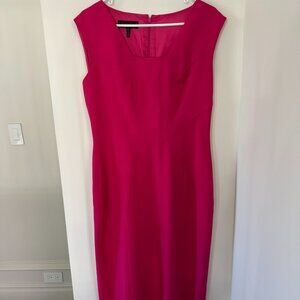 Vintage Escada Hot Pink Cocktail Dress